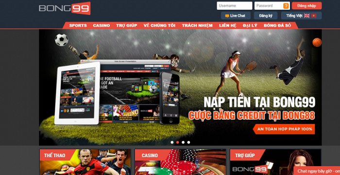 Bong99 là nhà cái uy tín, đẳng cấp mọi thời đại