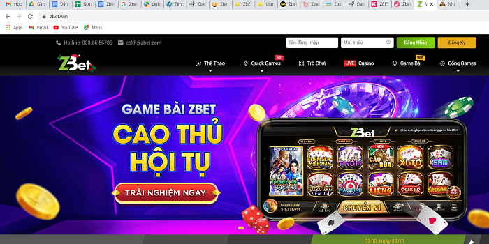 Hãy click chuột tham gia ngay Zbet!