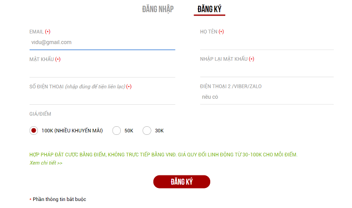 Thủ tục đăng ký đơn giản