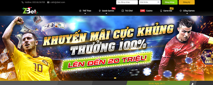 Những hình ảnh cuốn hút của nhà cái Zbet