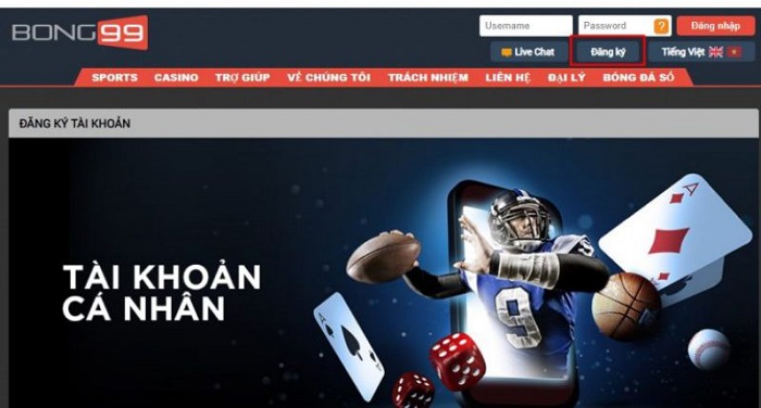 Bong99 hỗ trợ khách hàng đăng ký tài khoản cực nhanh