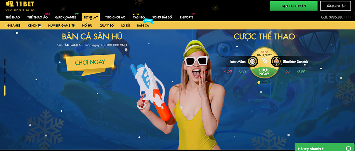 Cùng khám phá những trò chơi đầy màu sắc tại 11Bet