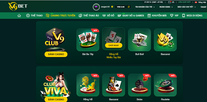 Các trò chơi hấp dẫn nhiều khách hàng