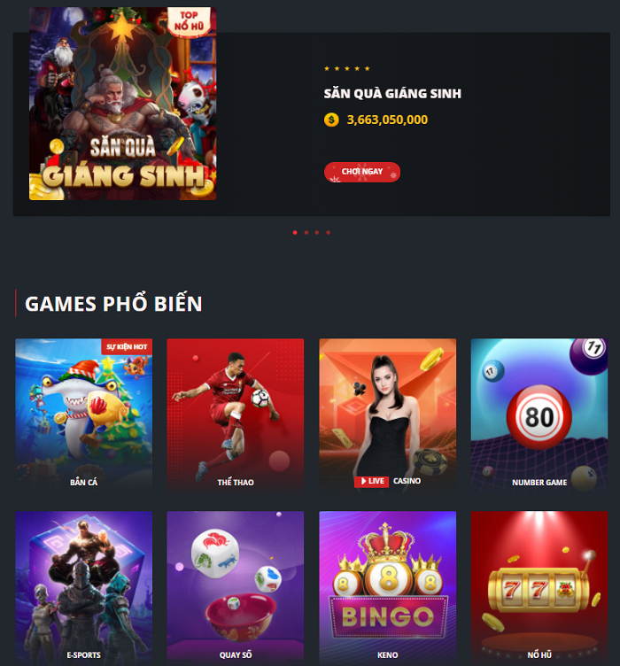 Dabet sở hữu kho trò chơi khổng lồ