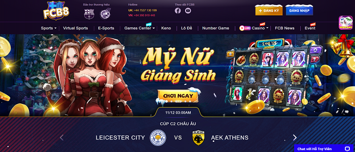 Fcb8 có giao diện bắt mắt, dễ sử dụng