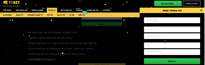 Tạo tài khoản trong vòng một nốt nhạc