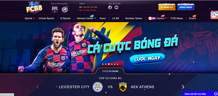 Nhà cái uy tín đến từ Châu Âu