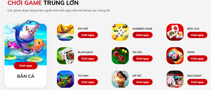 Kho game đặc sắc của nhà cái Lode88