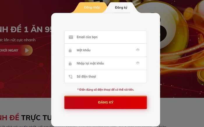 Đăng ký tài khoản Lode88 đơn giản, dễ dàng