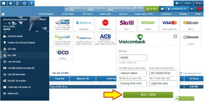 Phương thức thanh toán nhanh chóng, an toàn