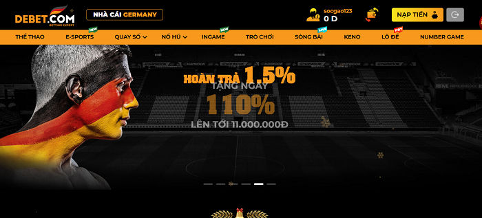 Debet - Nhà cái uy tín đến từ nước Đức
