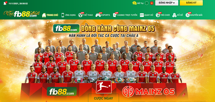 Giao diện cuốn hút người chơi của FB88