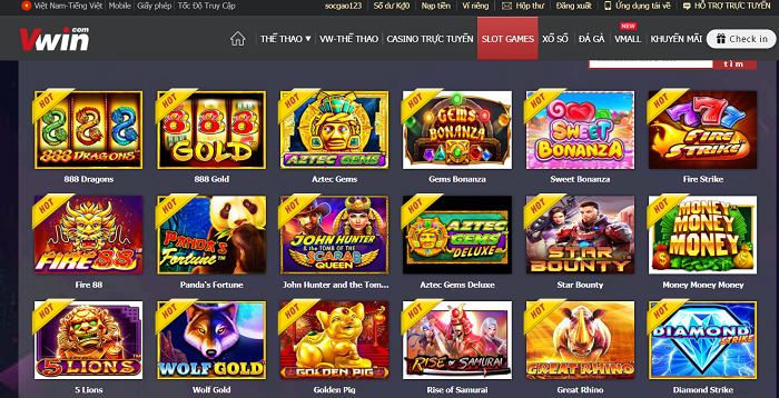 Hàng ngàn trò chơi màu sắc trên Vwin đang chờ đón bạn