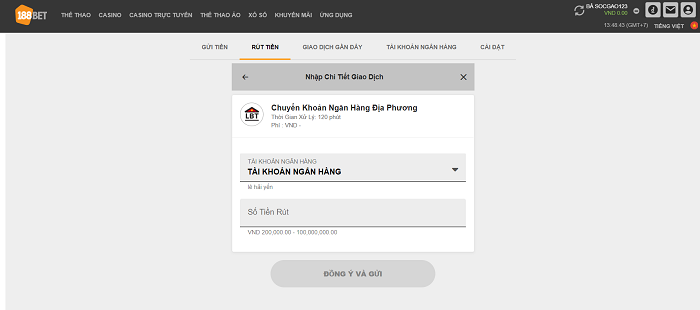 Rút tiền nhanh chóng và an toàn