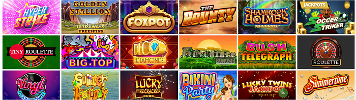 Đa dạng trò chơi trên Betway