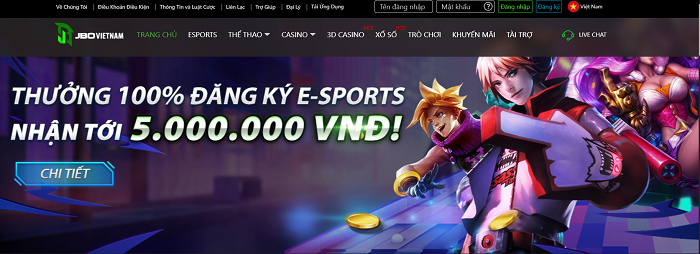 JBO - Nhà cái chuyên cá cược Esports uy tín, đẳng cấp thế giới