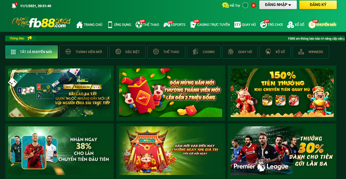 FB88 hỗ trợ người chơi nhiều gói ưu đãi hấp dẫn
