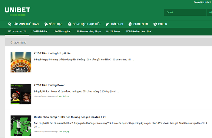 Các chương trình khuyến mãi hấp dẫn người chơi