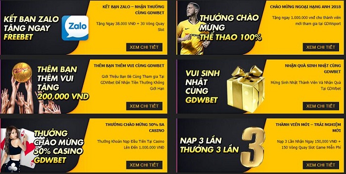 Các khuyến mãi khủng thu hút nhiều người chơi