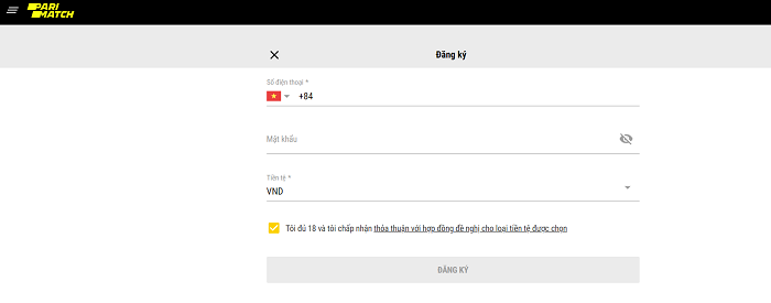 Đăng ký tài khoản dễ dàng