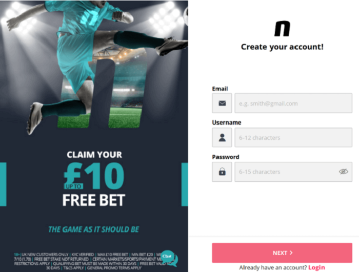 Hướng dẫn đăng ký tài khoản Novibet