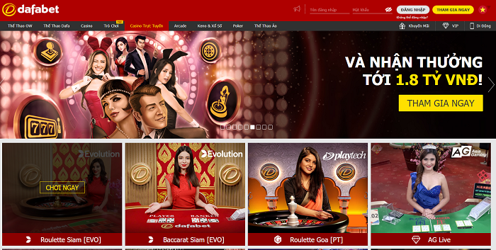 Sòng bài đẳng cấp cùng ưu đãi khổng lồ