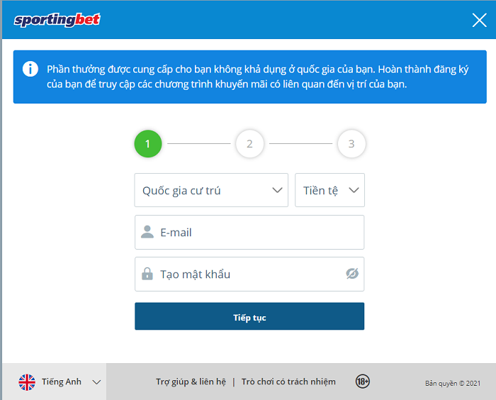 Đăng ký tài khoản dễ dàng