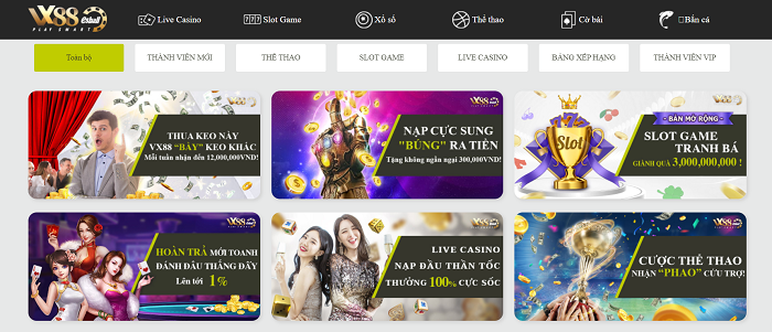 Các chương trình khuyến mãi trên Esball