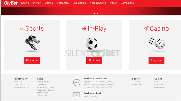 Các tùy chọn và dịch vụ chăm sóc khách hàng của Oybet