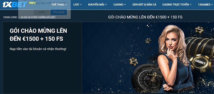 Ưu đãi khủng cho người chơi mới