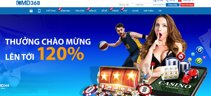 CMD368 thưởng lớn cho người chơi