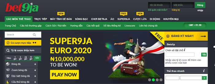 Bet9ja hỗ trợ người chơi mùa Euro 2020