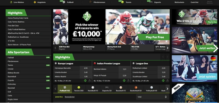 Trải nghiệm Betway để nhận quà tặng hấp dẫn