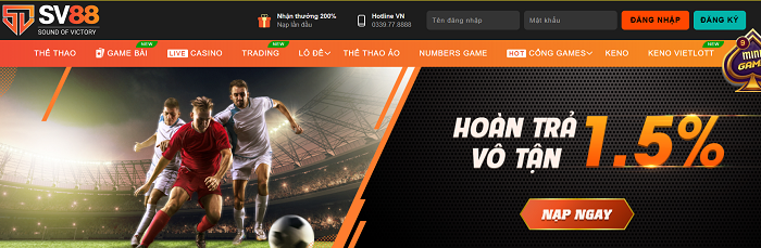 Hướng dẫn rút tiền tại Sv88