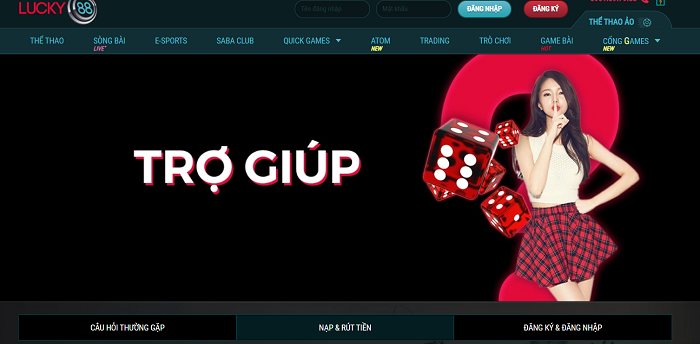 Lucky88 hỗ trợ người chơi nạp tiền