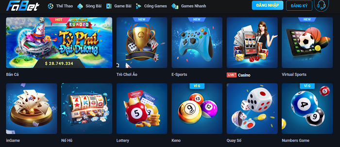 Nạp tiền để trải nghiệm nhiều trò chơi hấp dẫn