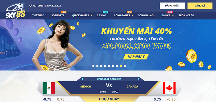 Đăng ký Sky88 để hưởng những ưu đãi khủng