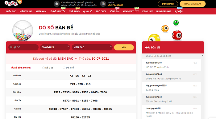 Soi kèo lô đề cùng Lode88