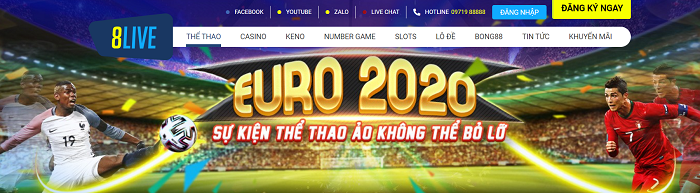 8Live là nhà cái cá cược uy tín
