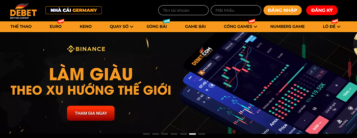 Kiếm tiền cùng nhà cái uy tín - Debet