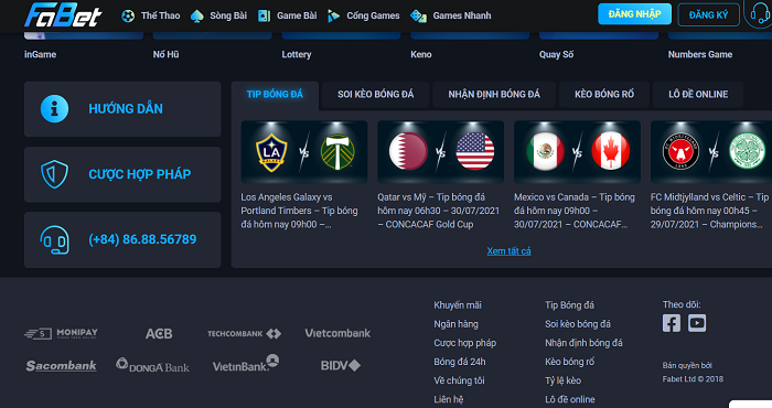 Fabet hỗ trợ người chơi toàn diện