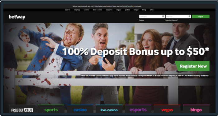 Sôi động cùng các ưu đãi khủng của Betway