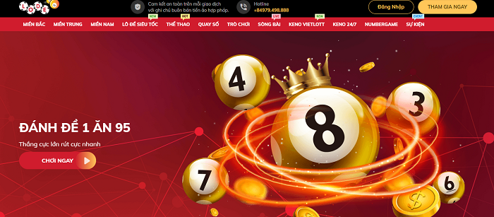 Giao diện nhà cái Lode88