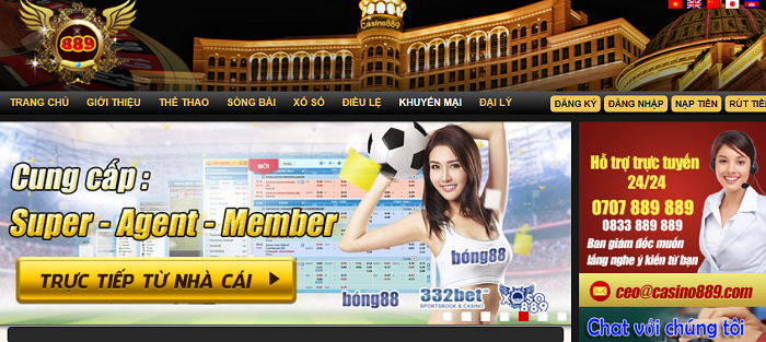 Hướng dẫn cách chơi cá cược tại Casino889
