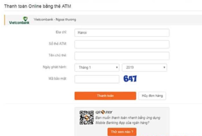 Nạp tiền vào tài khoản cá cược