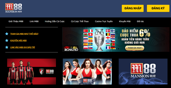 Hướng dẫn cách chơi cá cược tại M88