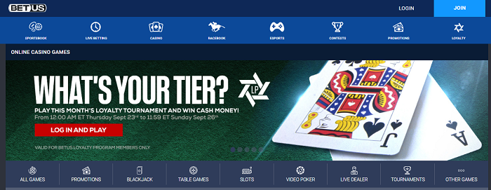 Các trò chơi đa dạng tại Betus
