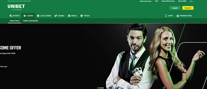 Hướng dẫn cách chơi cá cược tại Unibet