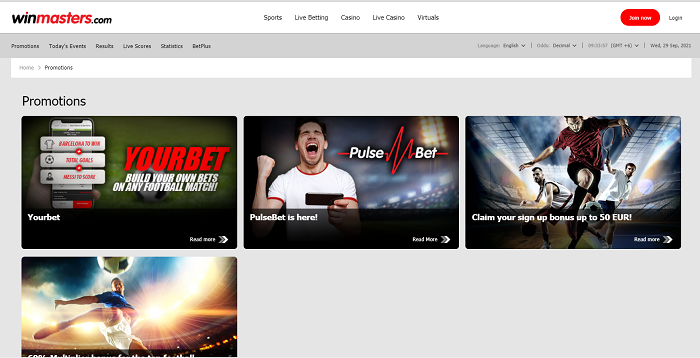 Khuyến mãi hấp dẫn tại Winmasters