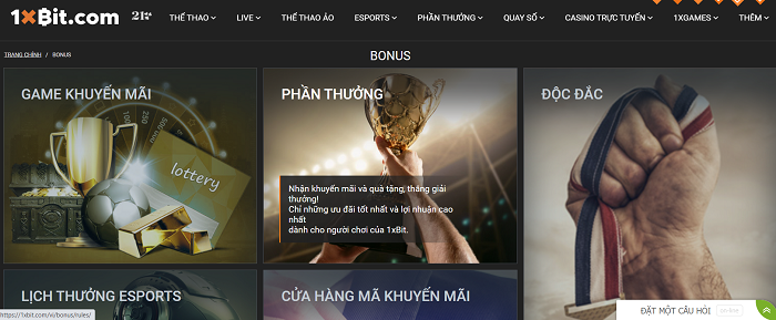 Đăng ký tài khoản 1xBit để nhận khuyến mãi hấp dẫn